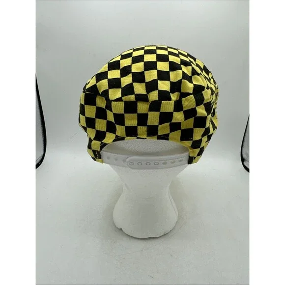 Baseball Cap New York Casino Las Vegas Taxi Cab Snapback Vintage Checkered - Picture 6 of 13